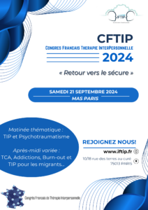 flyer cftip 2024 congres français de thérapie interpersonnelle