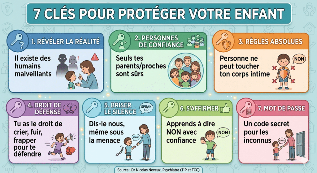 protéger enfant prédateur